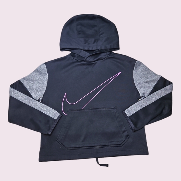 Nike Hoodie Pullover Front Pocket Girls Size Medium - Picture 1 of 6